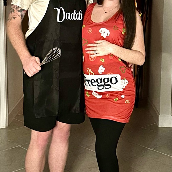 Preggo sauce Halloween costume - Picture 2 of 2